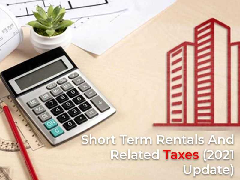 Short Term Rentals And Related Taxes (2021 Update) banner
