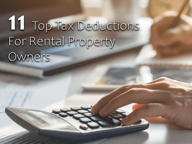 11 Top Tax Deductions For Rental Property Owners banner